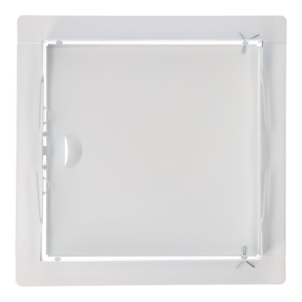 TAPA DE REGISTRO CUADRADA EMPOTRABLE ACERO 20x20cm BLANCA - Imagen 2