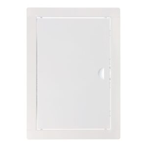 TAPA DE REGISTRO RECTANGULAR EMPOTRABLE ACERO 20x30cm BLANCA