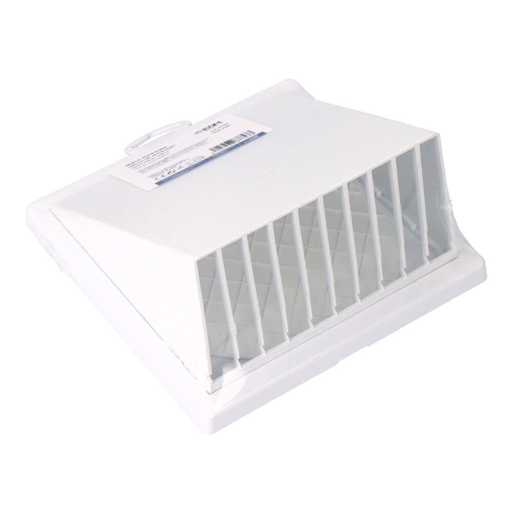REJILLA VENTILACIÓN CON CAMPANA ABS Ø 100mm BLANCA - Imagen 3