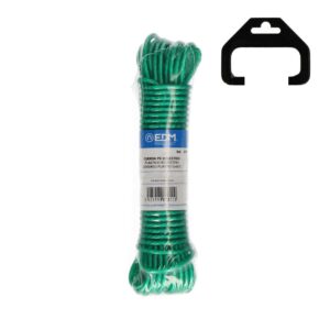 CUERDA PLÁSTICO VERDE REVESTIDO PVC TENDEDERO 10 m