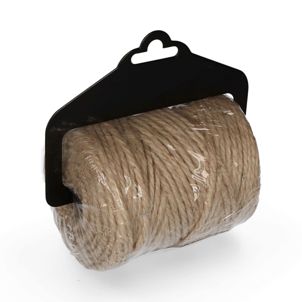 CORDEL YUTE NATURAL 3 CABOS CALIBRE 3,5 mm x 60 m - Imagen 2
