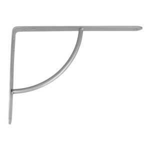 ESCUADRA DE ACERO GRIS METAL (S) 8849 15 x 12,5 cm