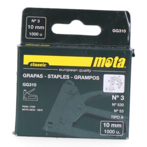 GRAPAS Nº 3 DE 10 mm ESPESOR 0,7 mm, 1000 uds
