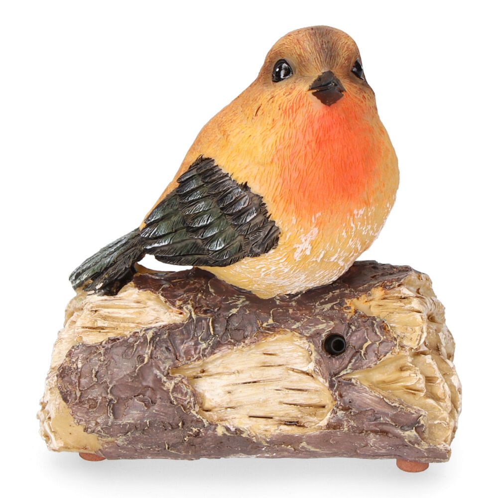 FIGURA PÁJARO CON SENSOR DE MOVIMIENTO Y SONIDO, MODELOS VARIADOS, 12,5 cm - Imagen 2