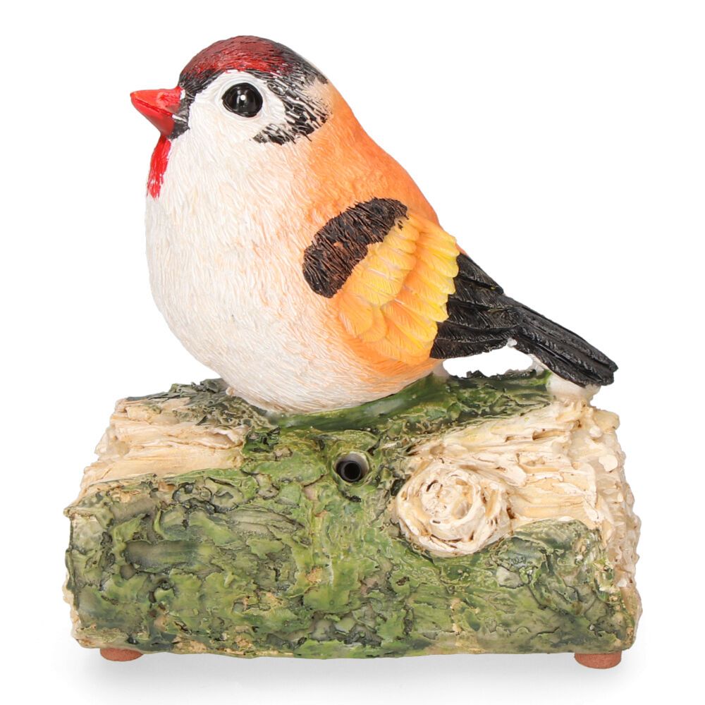 FIGURA PÁJARO CON SENSOR DE MOVIMIENTO Y SONIDO, MODELOS VARIADOS, 12,5 cm - Imagen 3