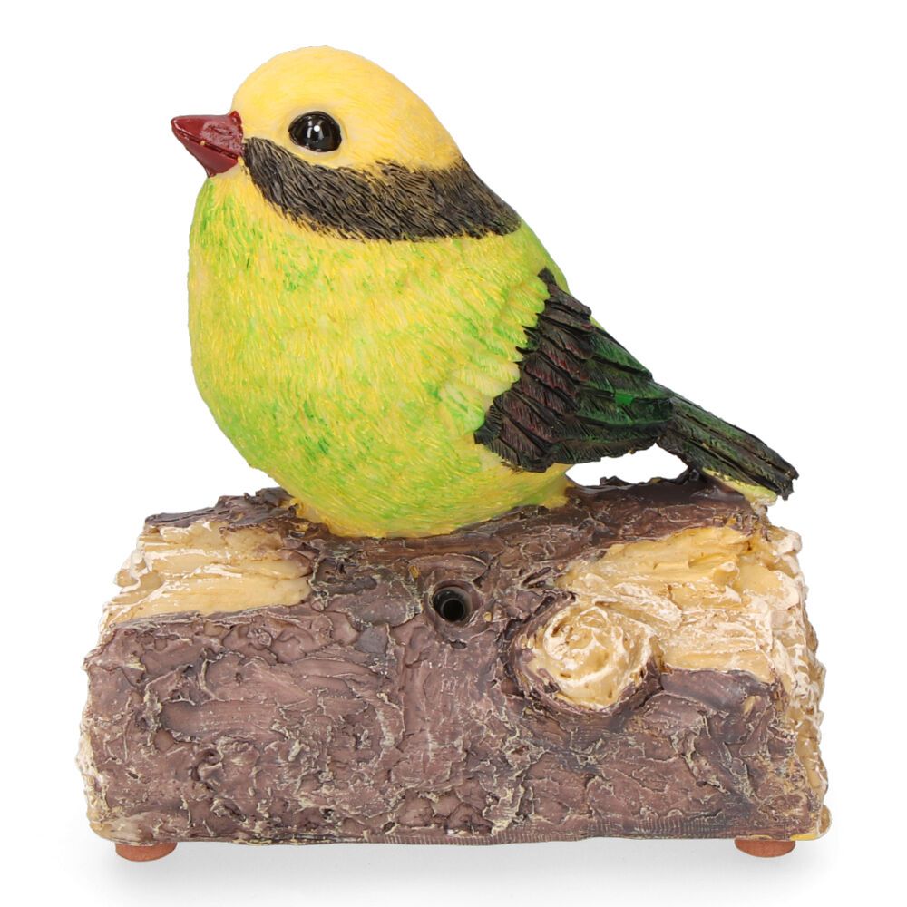 FIGURA PÁJARO CON SENSOR DE MOVIMIENTO Y SONIDO, MODELOS VARIADOS, 12,5 cm - Imagen 4