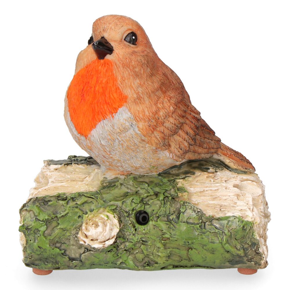 FIGURA PÁJARO CON SENSOR DE MOVIMIENTO Y SONIDO, MODELOS VARIADOS, 12,5 cm - Imagen 5