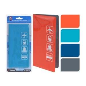 FUNDA PARA PASAPORTES 22x10cm COLORES / MODELOS SURTIDOS
