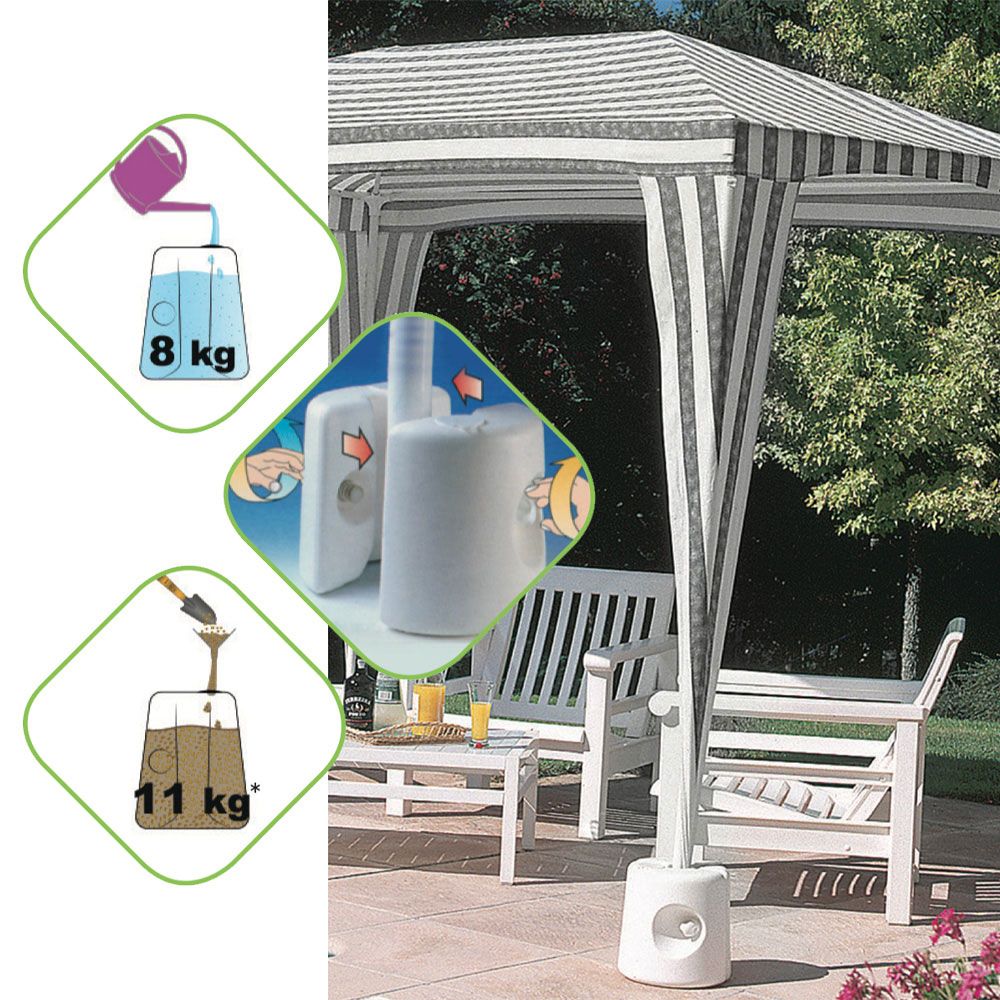 SOPORTE PARA CARPA RELLENABLE 8 L Ø24 x 25,5 cm - Imagen 2