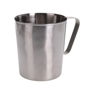 JARRA MEDIDORA DE ACERO INOXIDABLE 1 L