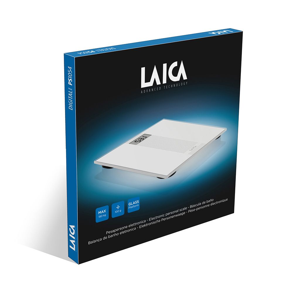 BÁSCULA DE BAÑO ELECTRÓNICA BLANCA, MÁXIMO 180 kg - Imagen 3