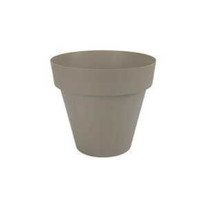 MACETA DE INYECCIÓN COLOR TAUPE Ø14 cm