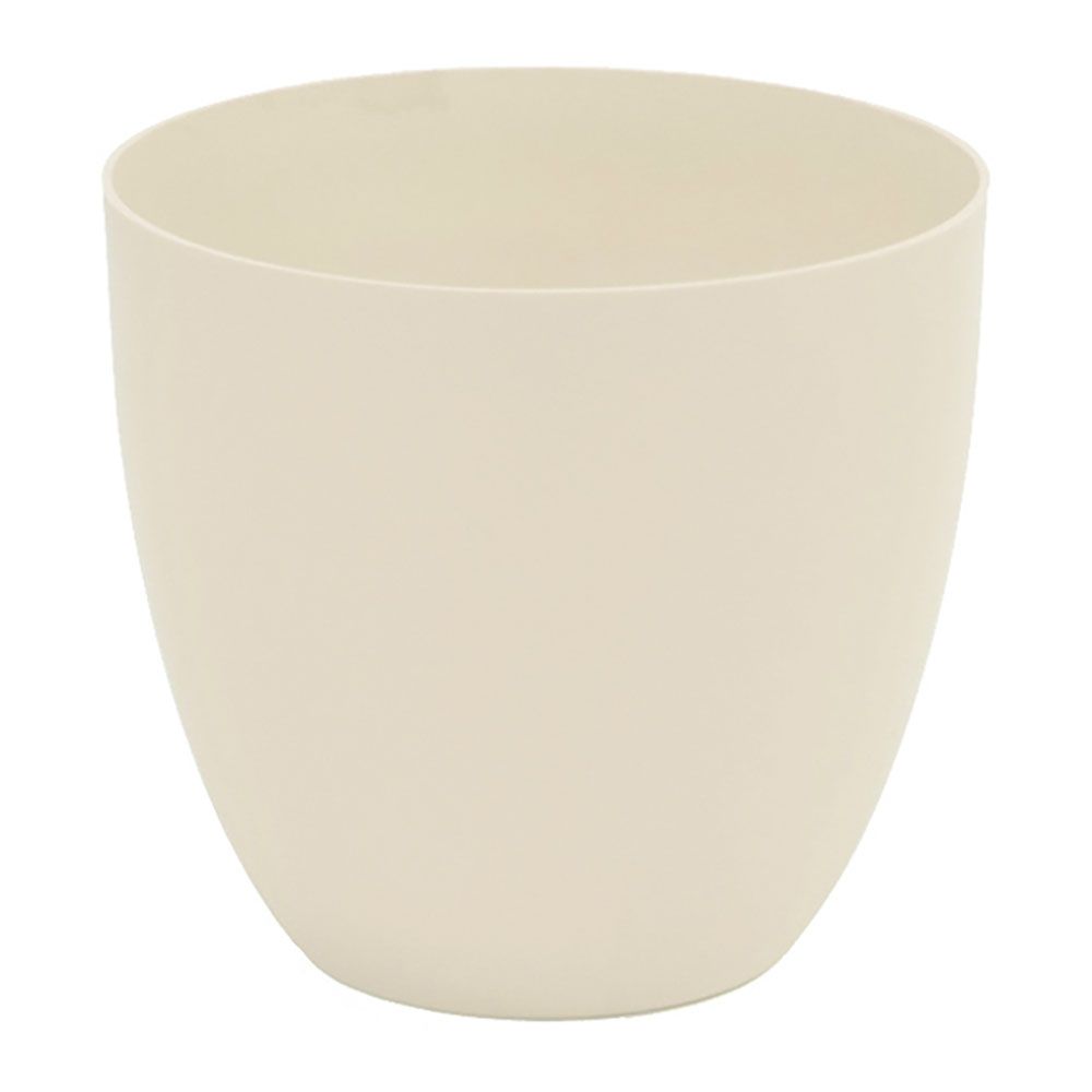 MACETA DE INYECCIÓN MODELO CUENCO COLOR ECRU Ø38 cm