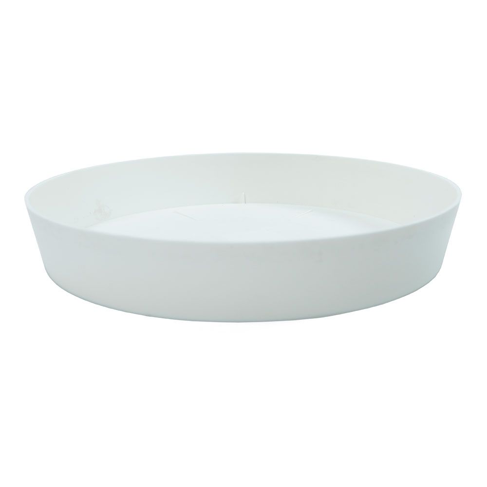 PLATO DE INYECCIÓN COLOR BLANCO Ø28 cm PARA MACETA REF: 90518