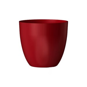 MACETERO PLÁSTICO COLOR ROJO Ø18 cm
