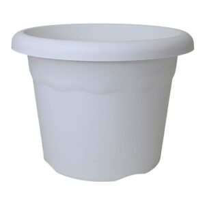 MACETA DE INYECCIÓN COLOR BLANCO Ø20 cm
