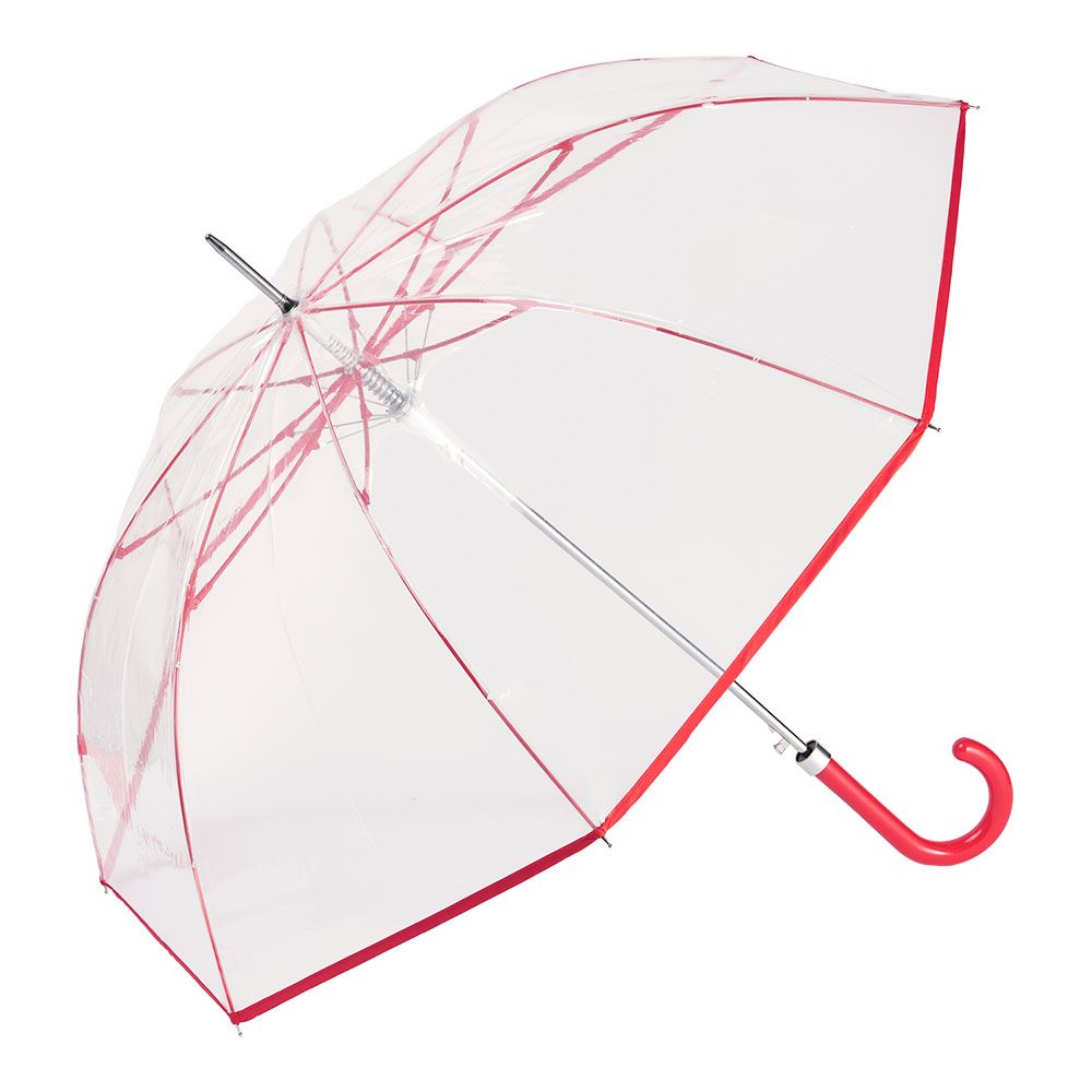 PARAGUAS LARGO Ø93 cm TRANSPARENTE AUTOMÁTICO, COLORES SURTIDOS - Imagen 6