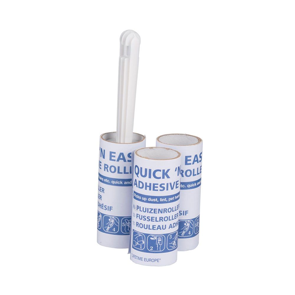SET RODILLO QUITAPELUSAS ADHESIVO LIFETIME