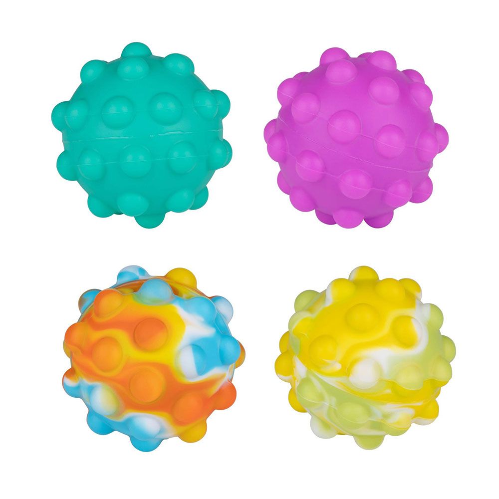 PELOTA ANTIESTRÉS BURBUJAS Ø7cm COLORES SURTIDOS EDDY TOYS - Imagen 2