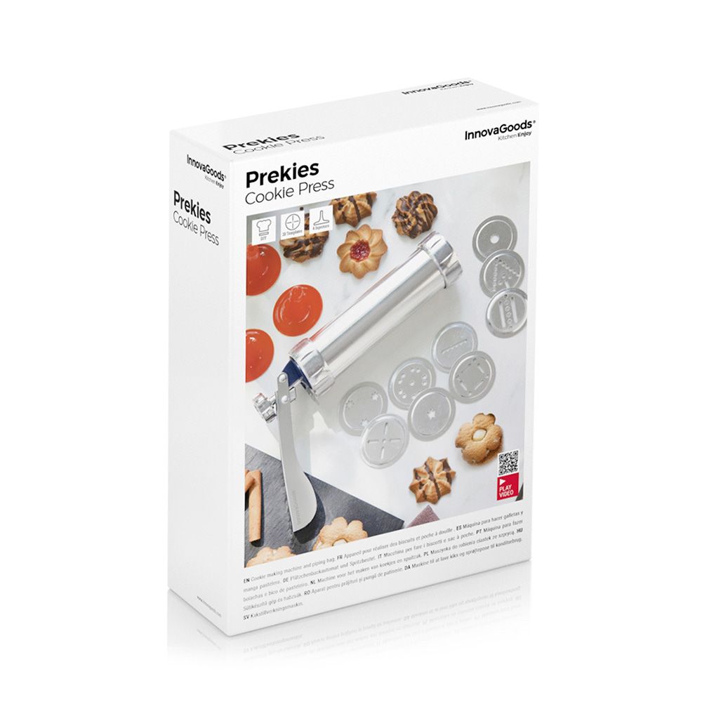 MÁQUINA PARA HACER GALLETAS Y MANGA PASTELERA 2 EN 1 PREKIES - Imagen 3