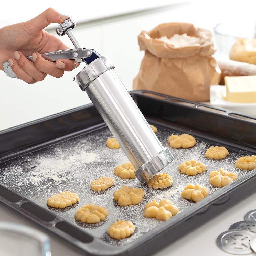 MÁQUINA PARA HACER GALLETAS Y MANGA PASTELERA 2 EN 1 PREKIES - Imagen 4
