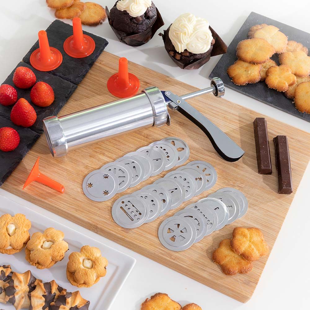 MÁQUINA PARA HACER GALLETAS Y MANGA PASTELERA 2 EN 1 PREKIES - Imagen 6