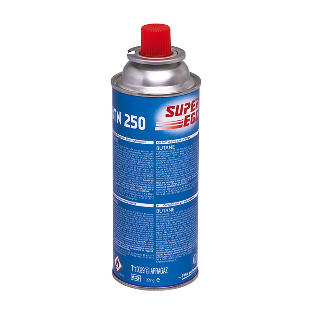 CARTUCHO DE GAS 227 g SUPER EGO (RECAMBIO COCINA GAS COMPACTA)