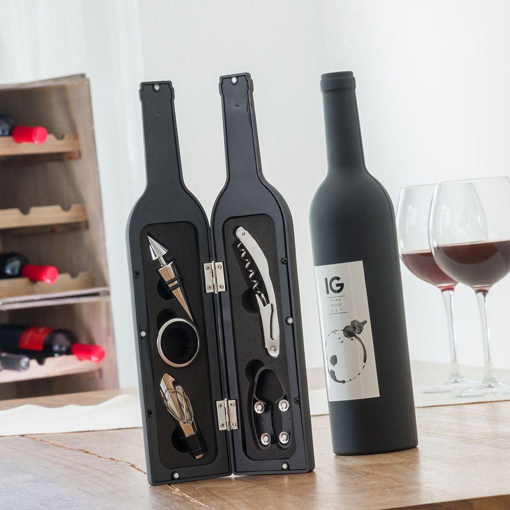 ESTUCHE DE VINO CON FORMA DE BOTELLA - Imagen 3