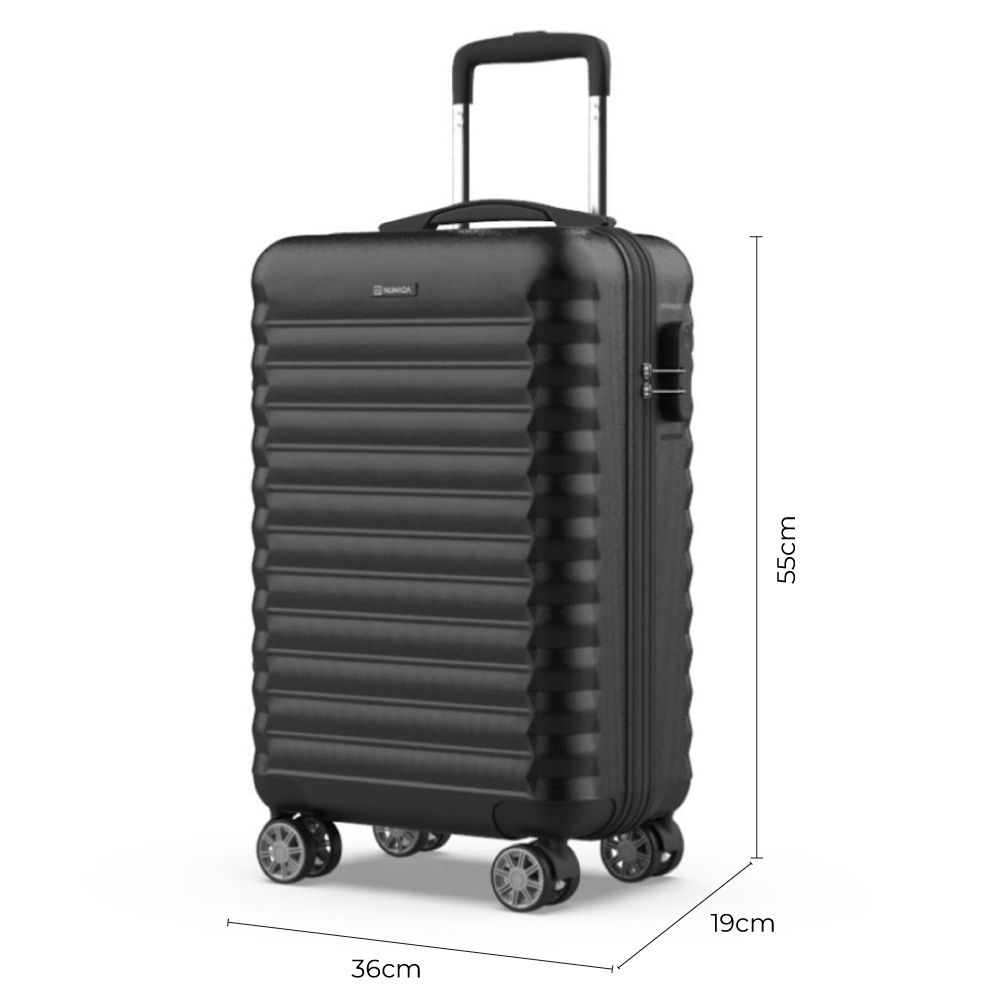 MALETA 30l DE CABINA MINI XS NEGRA UPFLY 55x36x19cm 1200877 NUMADA - Imagen 5