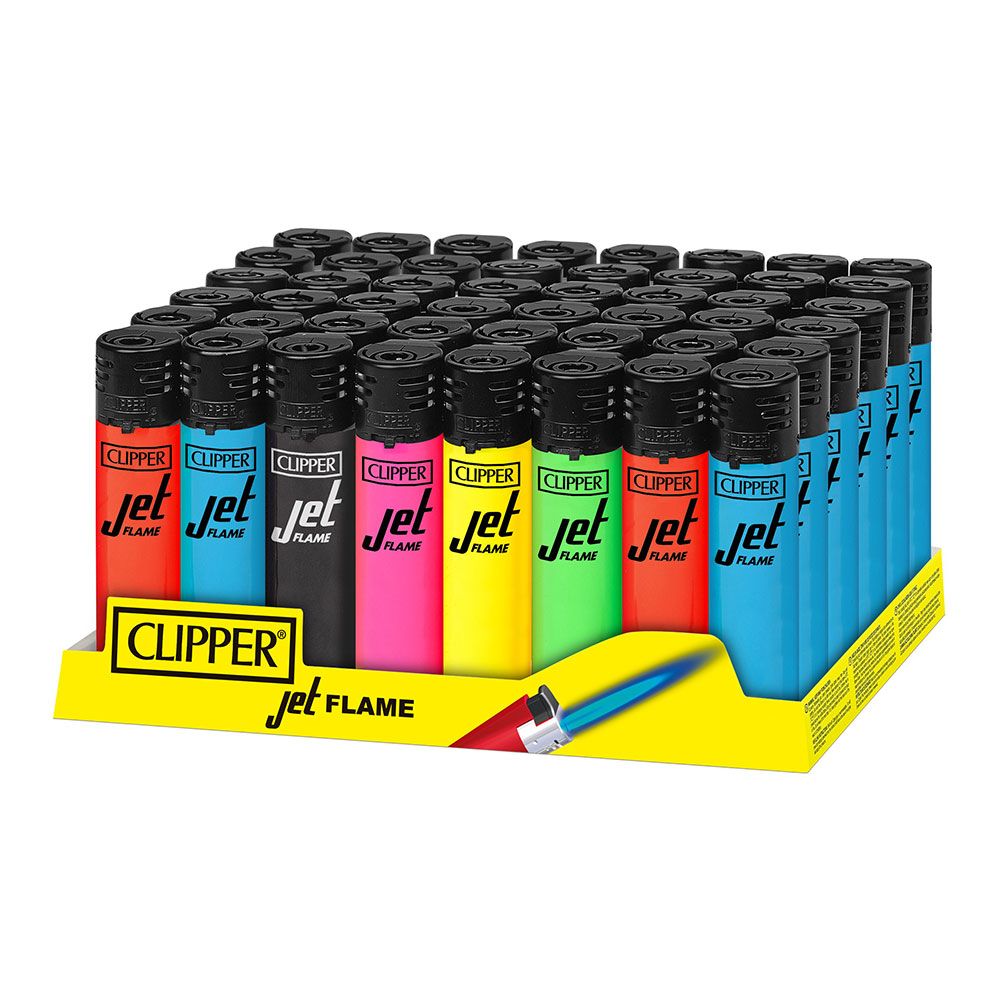 ENCENDEDOR JET FLAME LLAMA ANTIVIENTO SHINY COLORES SURTIDOS - Imagen 2