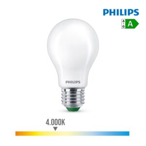 BOMBILLA ULTRA EFFICIENT LED CLASSIC E27 4 w 840 Im 4000 k Ø6 x 10,4 cm
