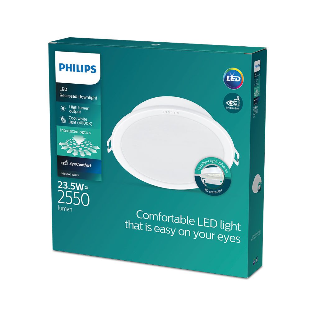 DOWNLIGHT LED EMPOTRABLE MODELO MESON 23,5W 2550 lm 4000 K LUZ DIA Ø21,5 x 10,5 cm - Imagen 3