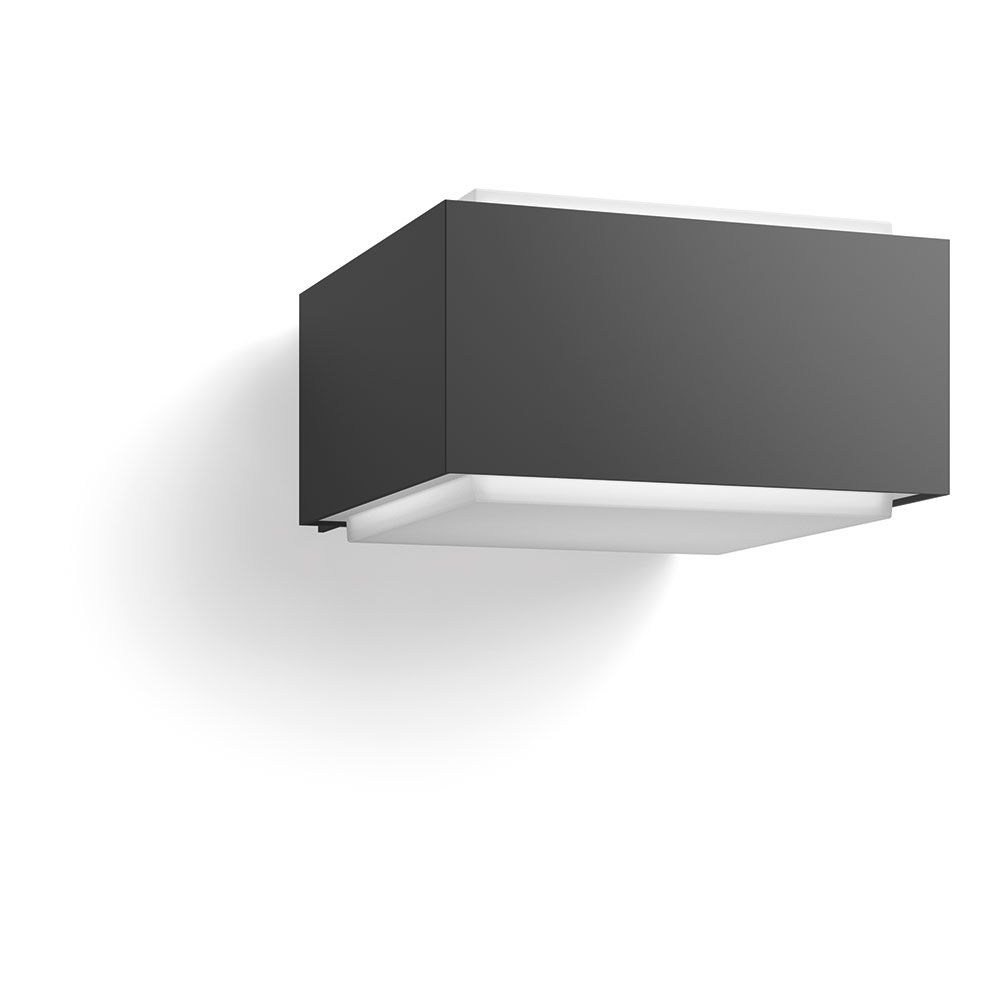 APLIQUE PARED, EXTERIOR, HEDGEHOG, ANTRACITA, E27, 42 W, SIN BOMBILLA, ILUMINACIÓN BIDIRECCIONAL