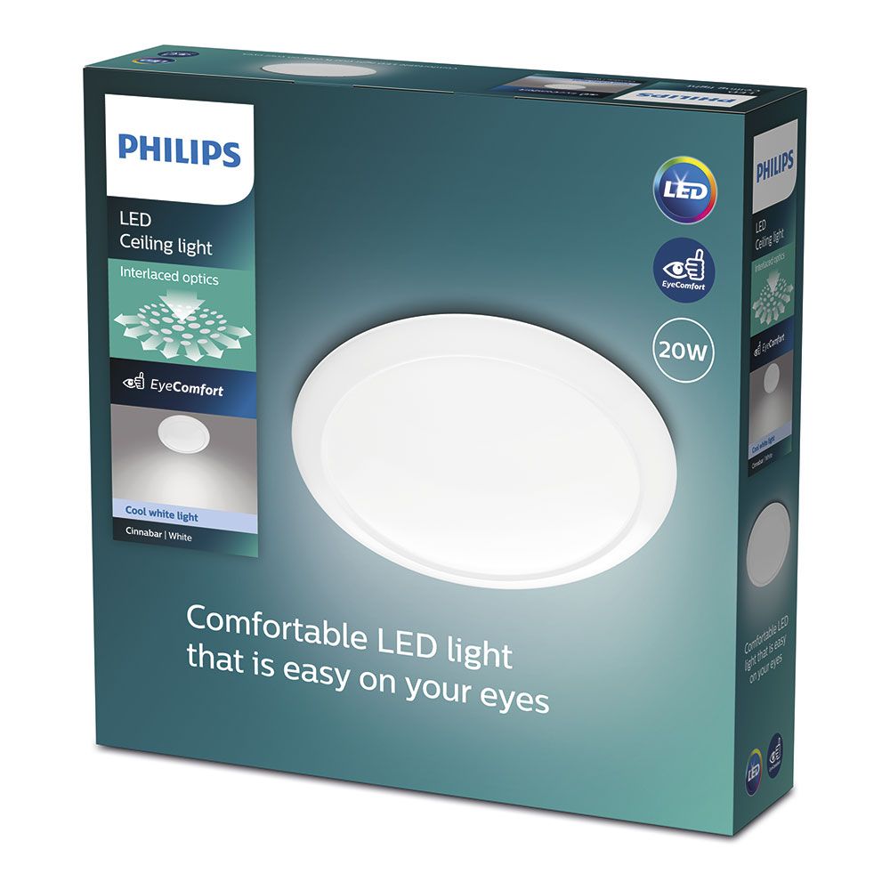 PLAFÓN LED CIRCULAR CINNABAR 20 W 4000 k 2000 lm Ø40,4 x 10,6 cm - Imagen 2