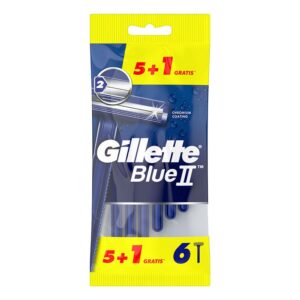 MAQUINILLA DE AFEITAR BLUE II FIJA PACK 5 + 1 uds