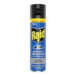 INSECTICIDA ESPECIAL MOSCAS Y MOSQUITOS CON AROMA FRESCOR NATURAL 400 ml