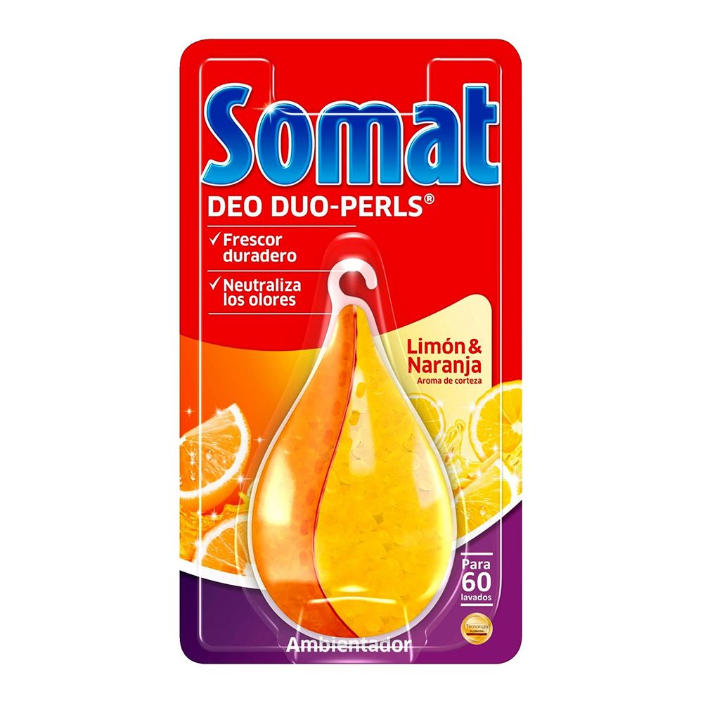 AMBIENTADOR PARA LAVAVAJILLAS LIMON-NARANJA (60 LAVADOS)
