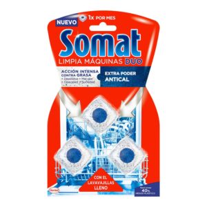 LIMPIADOR PARA LAVAVAJILLAS 3 DOSIS (LAVAVAJILLAS LLENO)