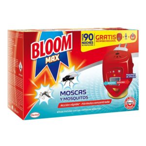 APARATO DIFUSOR LÍQUIDO ANTIMOSQUITO MAX + 2 RECAMBIOS PARA MOSCAS Y MOSQUITOS