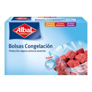 BOLSAS CONGELACIÓN 3 TAMAÑOS 45 uds