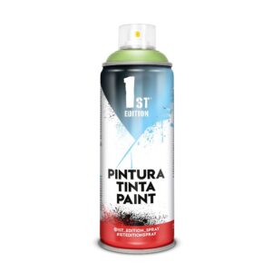 PINTURA ALQUÍDICA SPRAY 520 cc REF 650 VERDE PISTACHO MATE 300 ml