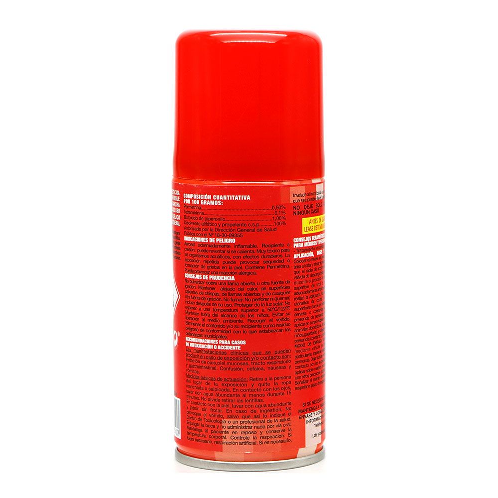 INSECTICIDA ZII INSECTOS RASTREROS Y VOLADORES, DESCARGA TOTAL, 150 ml - Imagen 3