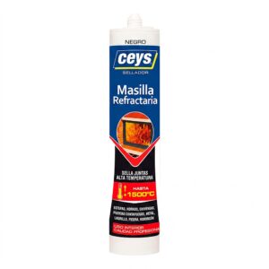 SELLADOR MASILLA REFRACTARIA NEGRA 300 ml