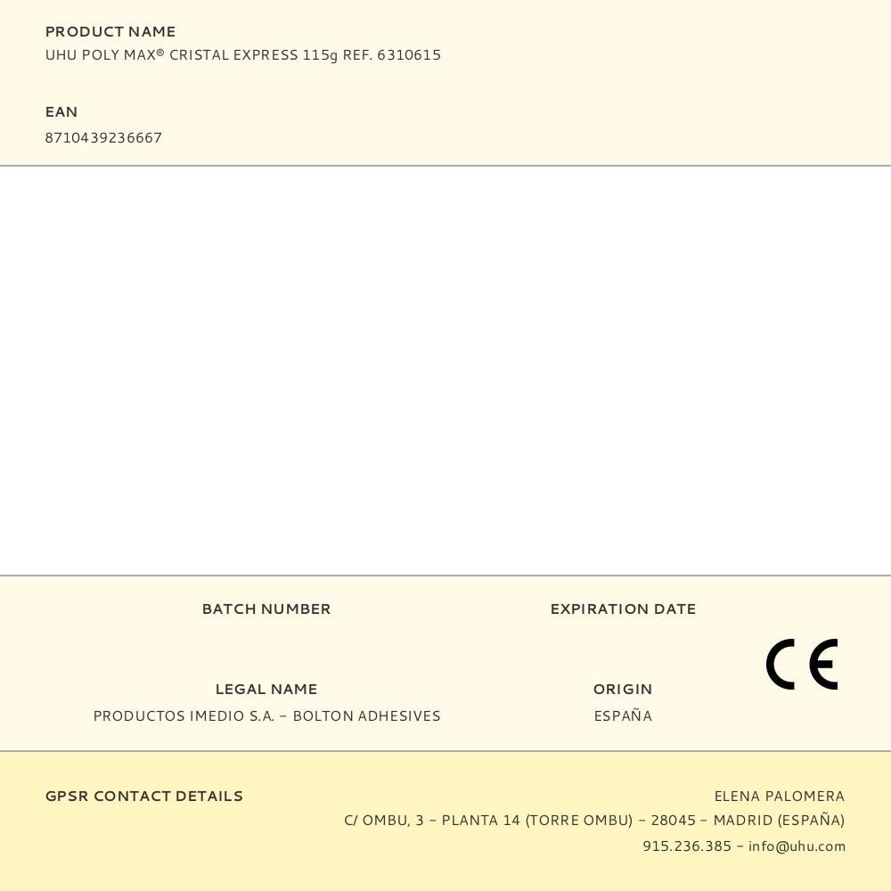 ADHESIVO EXPRESS PARA CRISTAL 115 g - Imagen 3