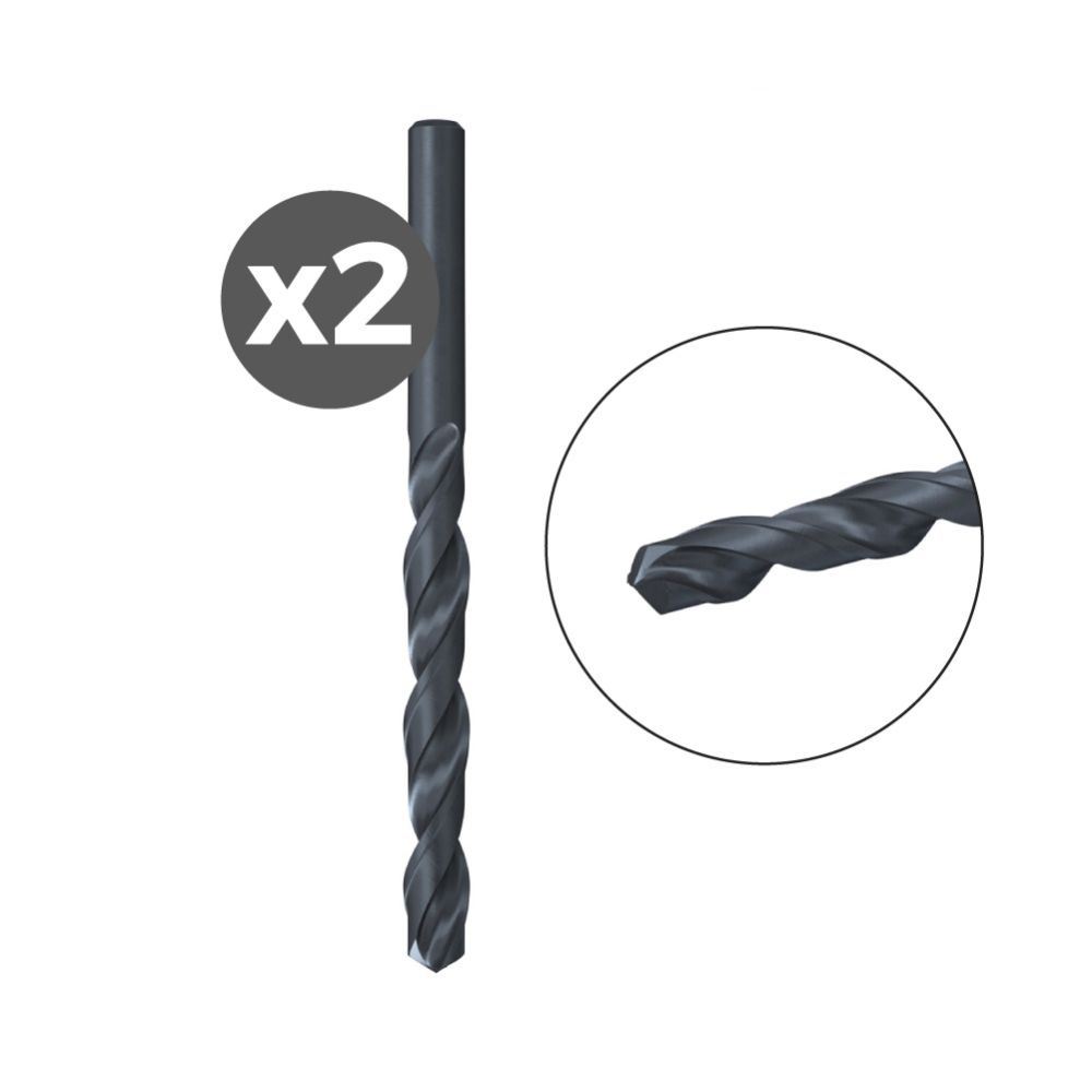 BROCA PARA METAL HSS-R DIN 338, Ø1,00 x 12/34 mm, 2 uds