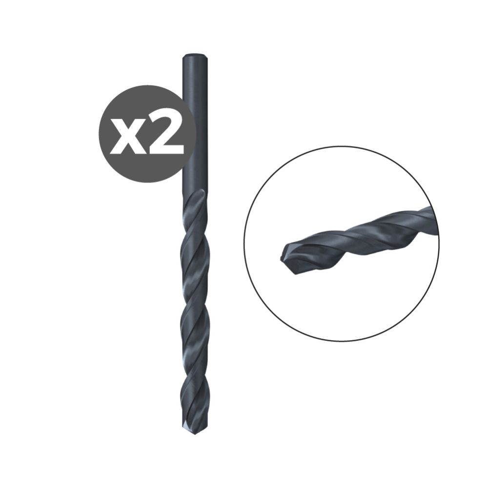 BROCA PARA METAL HSS-R DIN 338, Ø2,00 x 24/49 mm, 2 uds