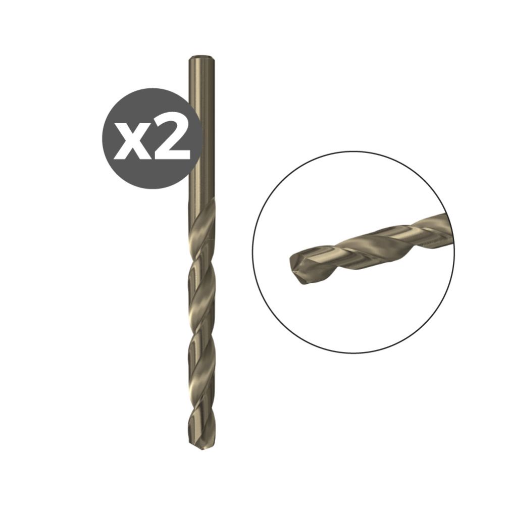 BROCA PARA METAL HSS-Co, Ø3,00 x 33/61 mm, 2 uds
