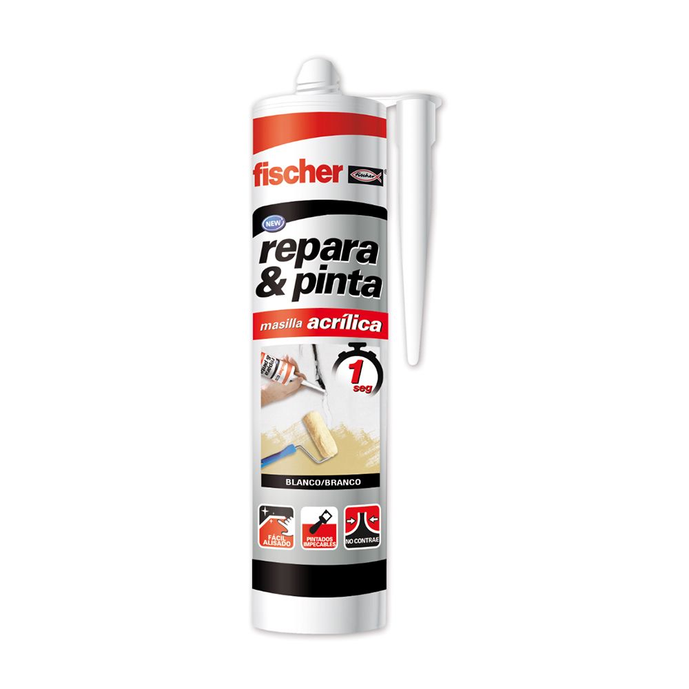 MASILLA ACRÍLICA GRIETAS REPARA Y PINTA EXTERIOR PROTEGIDO 310 ml