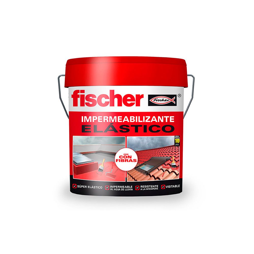 IMPERMEABILIZANTE ROJO CON FIBRAS 750 ml