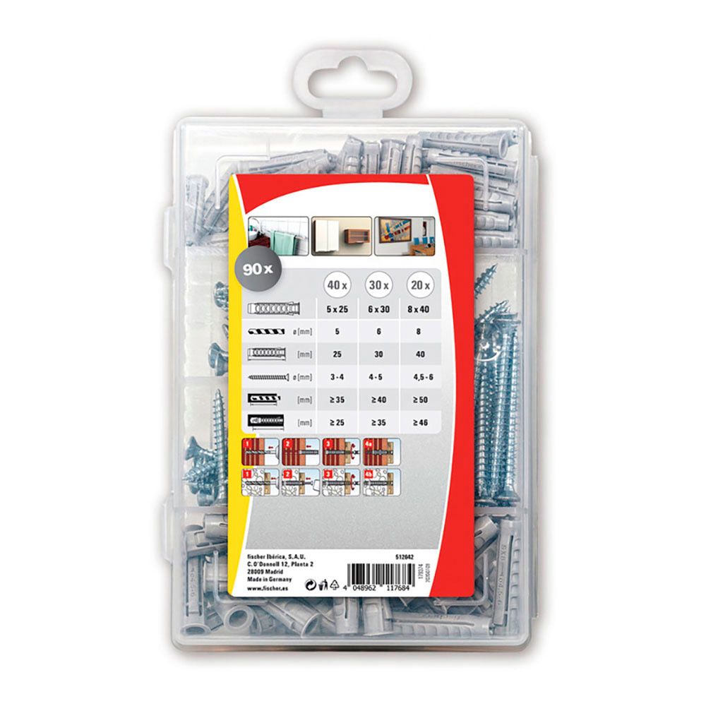 TACOS SX PLUS 5/6/8 + TORNILLOS, CAJA 180 uds - Imagen 2